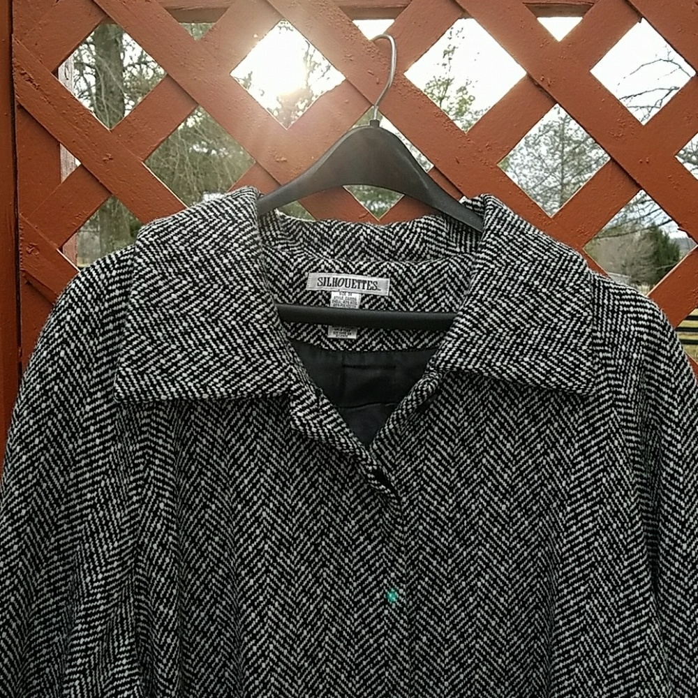 Women's 3X full length wool coat